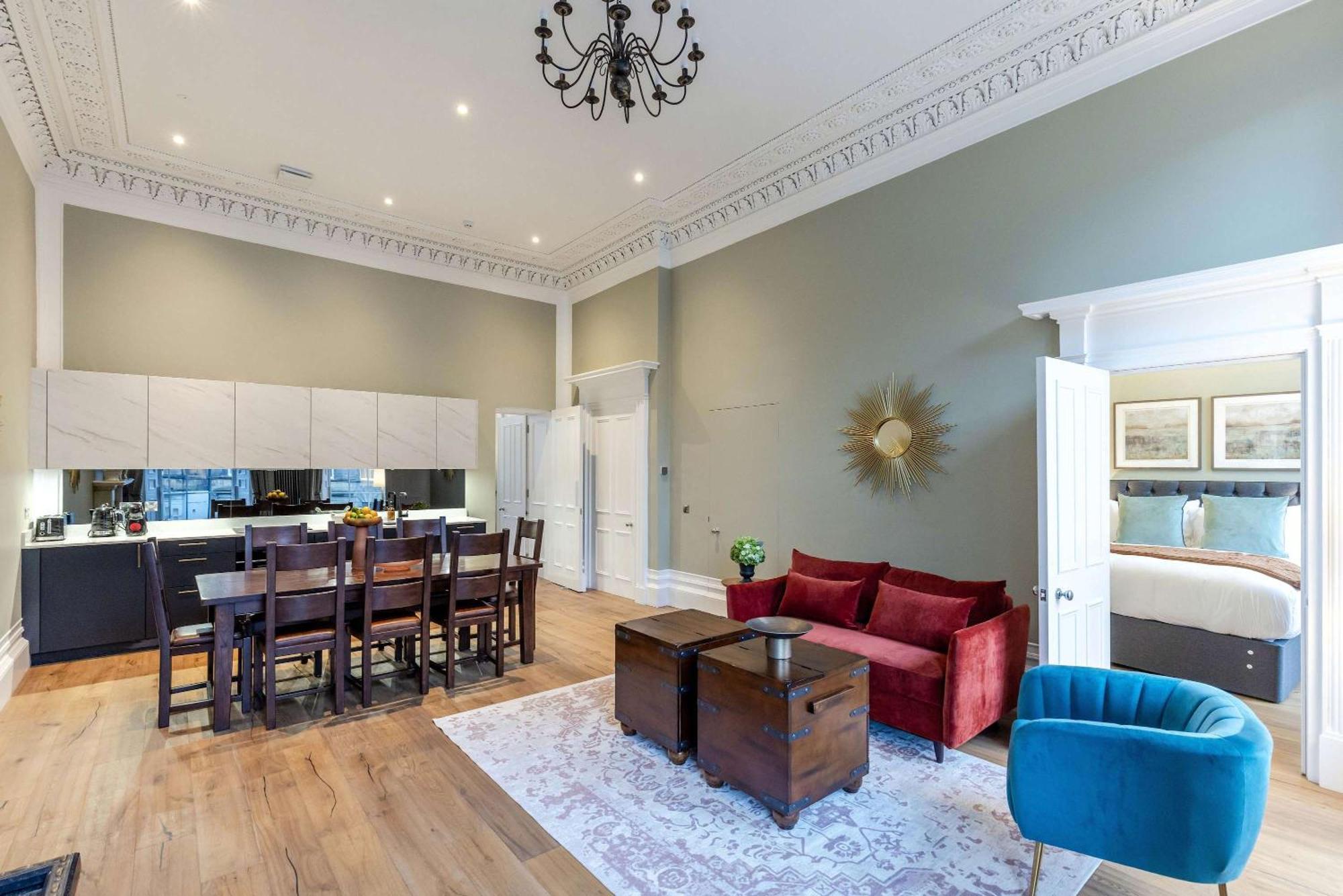 Dragon Suites Luxury Apartments At 9 Albyn Place EDI Exterior photo